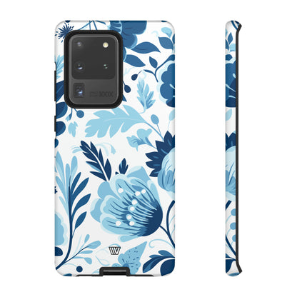 BLUE WHITE FLOWERS | Tough Phone Case - Trovvve