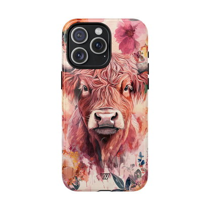 Highland Cow MagSafe Tough iPhone Case – iPhone 15 Pro Max, Glossy