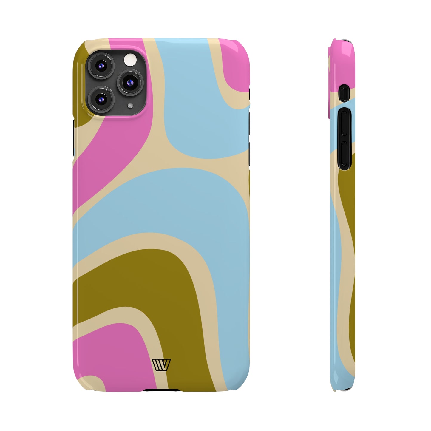 LARGE GROOVY WAVES | Slim iPhone Case - Trovvve