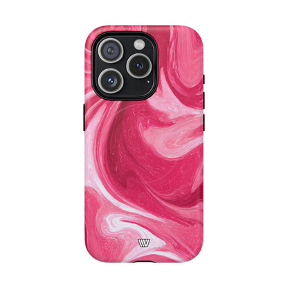 Strawberry Storm MagSafe Tough iPhone Case – iPhone 15 Pro, Matte