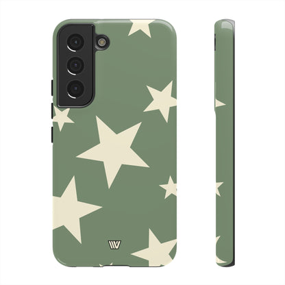 SAGE BOLD STARS | Tough Phone Case