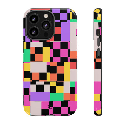 MASHED UP CHECKERBOARD | Tough Phone Case - Trovvve