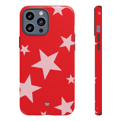 RED BOLD STARS | Tough Phone Case
