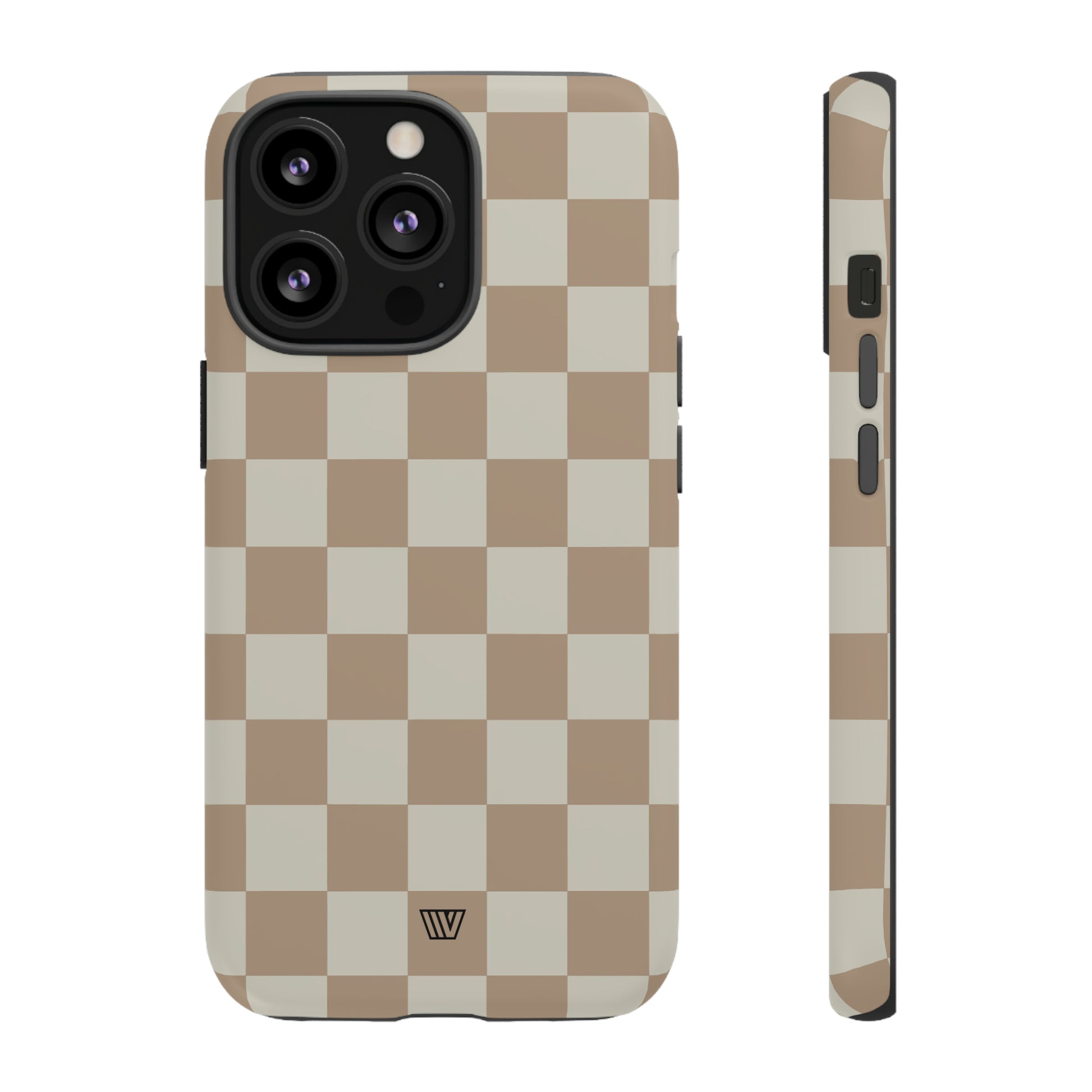 NEUTRAL CHECKERBOARD | Tough Phone Case - Trovvve