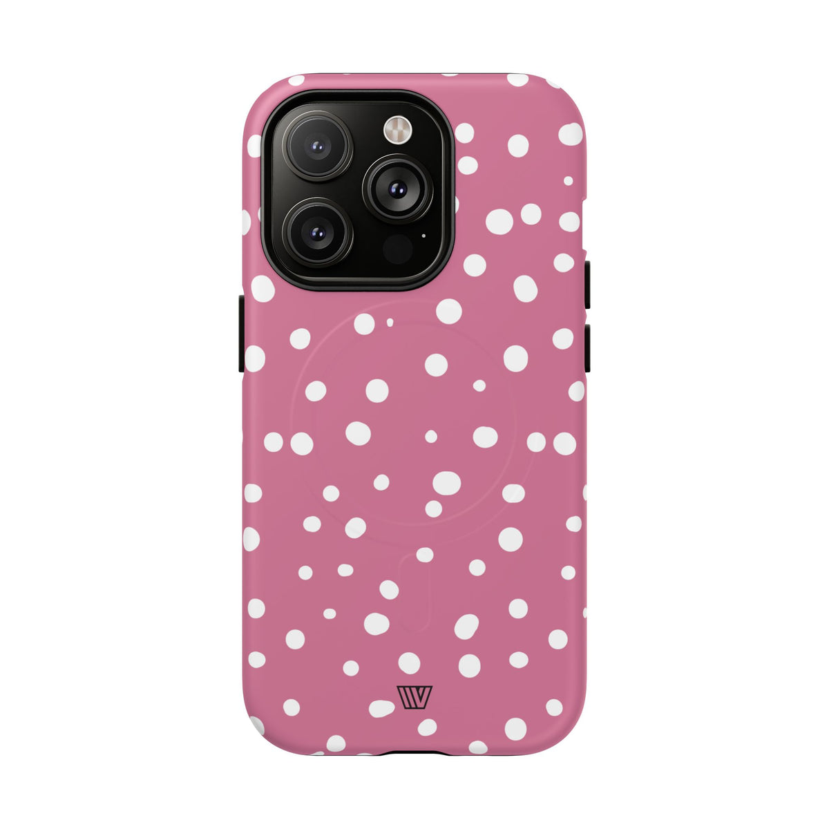 BLUSH RED DOTS | MagSafe Tough iPhone Case