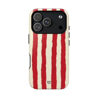 CANDY CANE STRIPE | MagSafe Tough iPhone Case