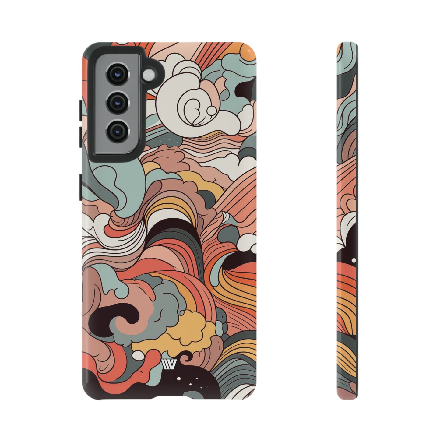 ABSTRACT DOODLE CLOUDS | Tough Phone Case - Trovvve