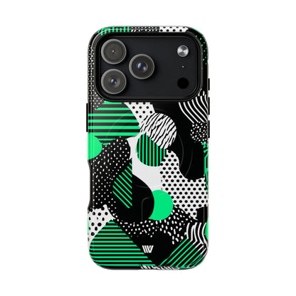 Pattern Clash MagSafe Tough iPhone Case – iPhone 17 Pro, Glossy