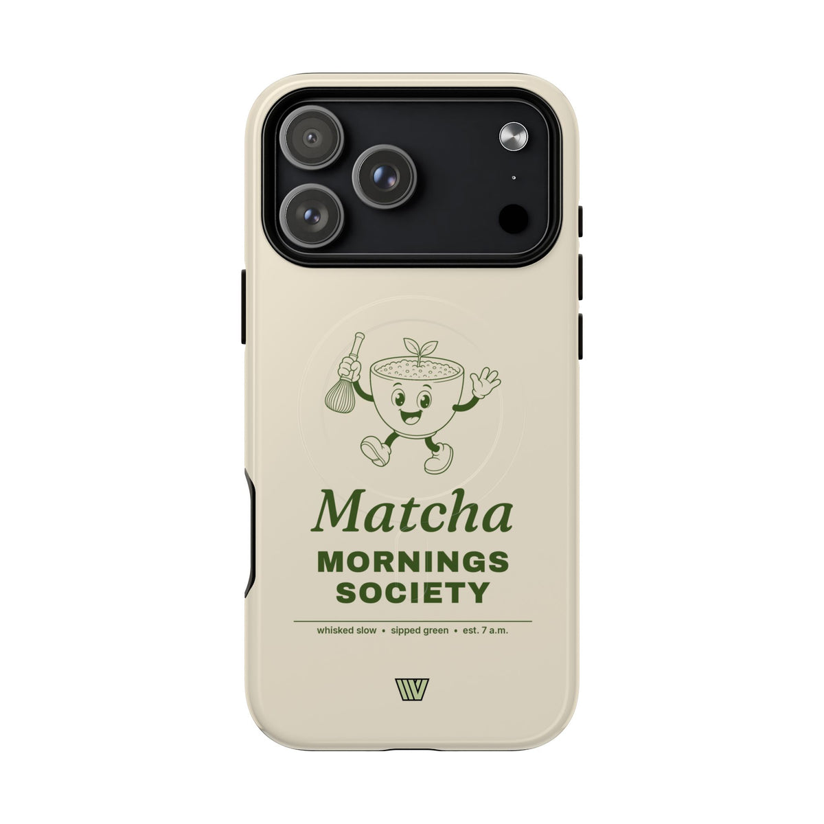 MATCHA MORNINGS | MagSafe Tough iPhone Case