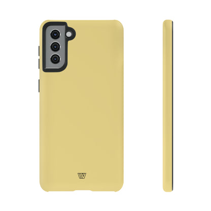 MUTED YELLOW SOLID | Tough Phone Case - Trovvve