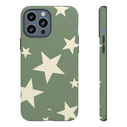 SAGE BOLD STARS | Tough Phone Case