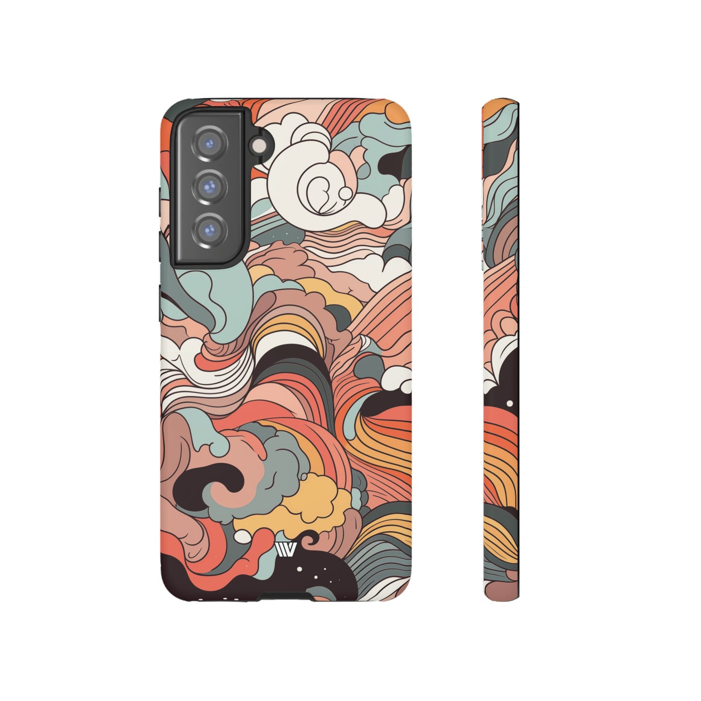 ABSTRACT DOODLE CLOUDS | Tough Phone Case - Trovvve