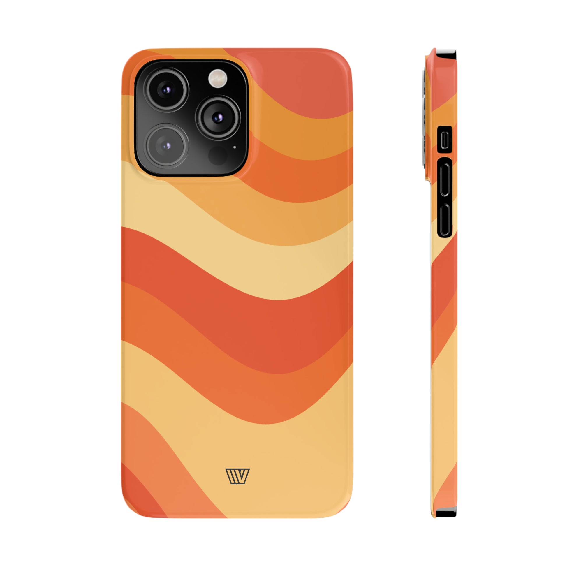 RETRO GROOVY WAVES | Slim iPhone Case - Trovvve