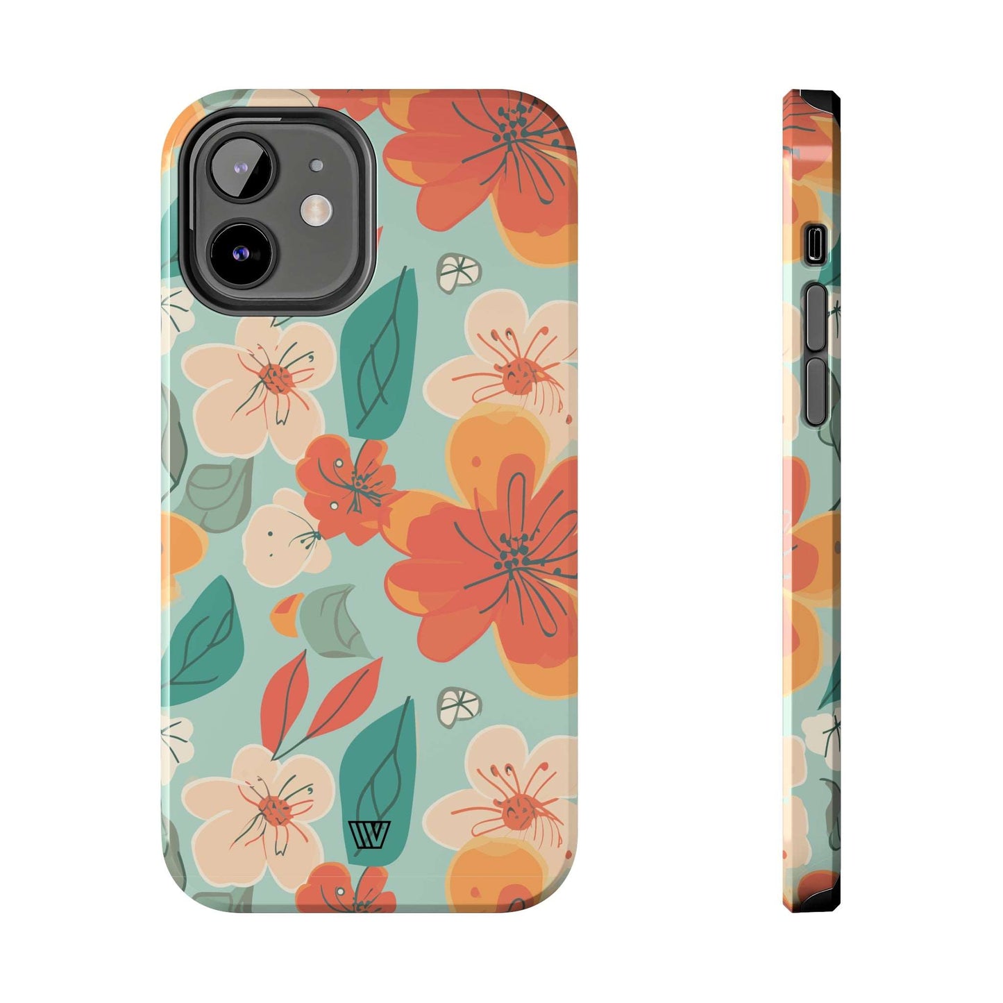 BLOOD ORANGE FLOWERS | Tough iPhone Case