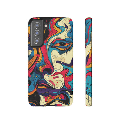 PAINT SWIRL FACE | Tough Phone Case