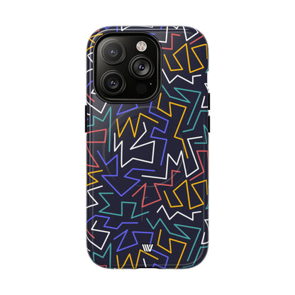Zigzag Night MagSafe Tough iPhone Case – iPhone 14 Pro, Glossy