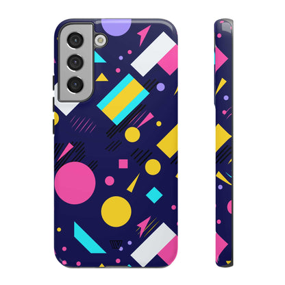 80s / 90s RETRO PATTERN DARK | Tough Phone Case