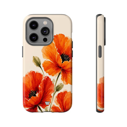 WILD POPPIES | Tough Phone Case