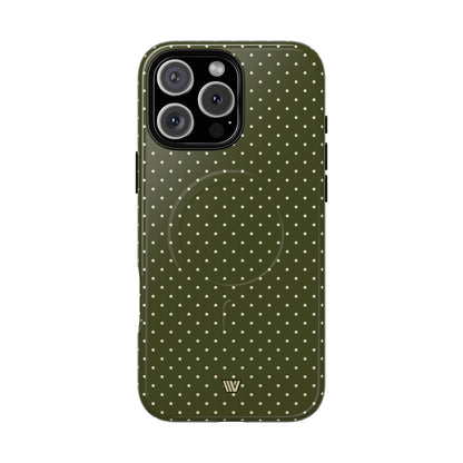 OLIVE CONFETTI | MagSafe Tough iPhone Case