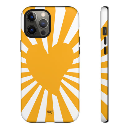 HEART SUN RAYS | Tough Phone Case - Trovvve