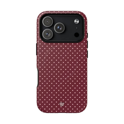 CLARET DOT | MagSafe Tough iPhone Case