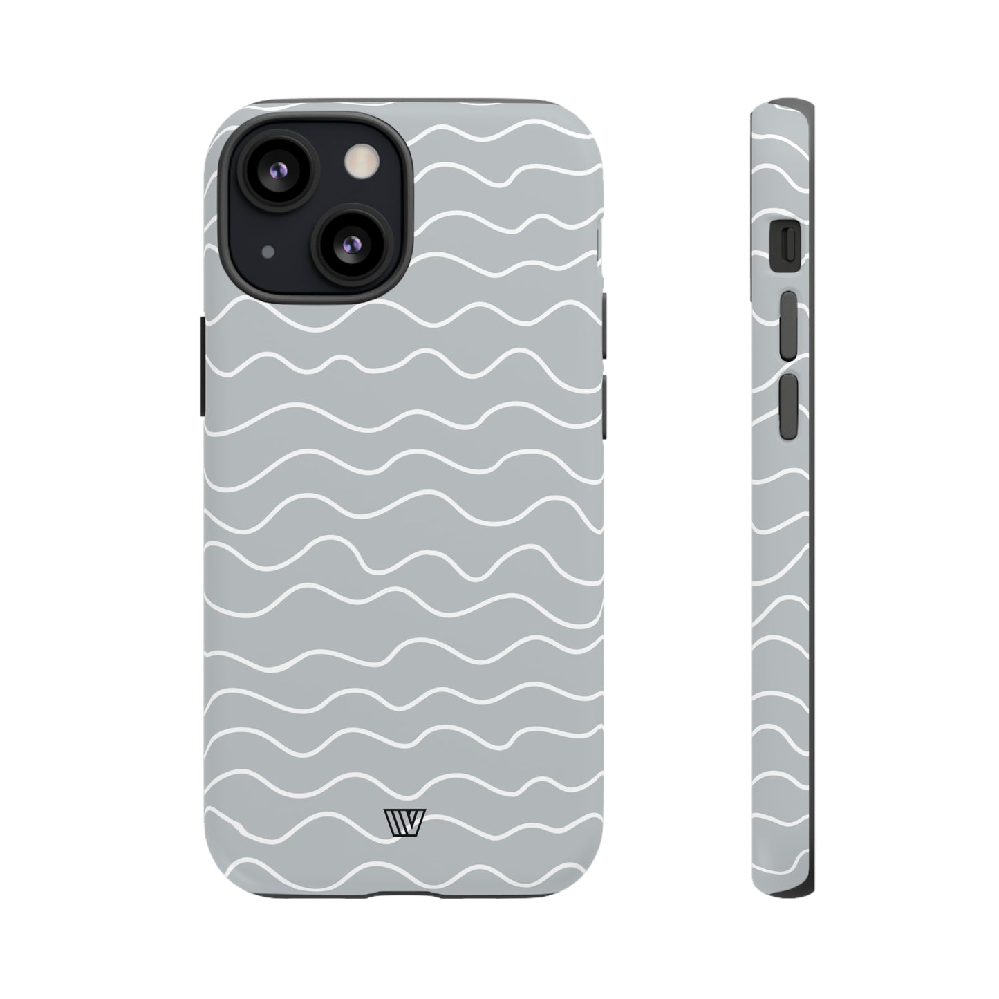 GRAY WAVES | Tough Phone Case