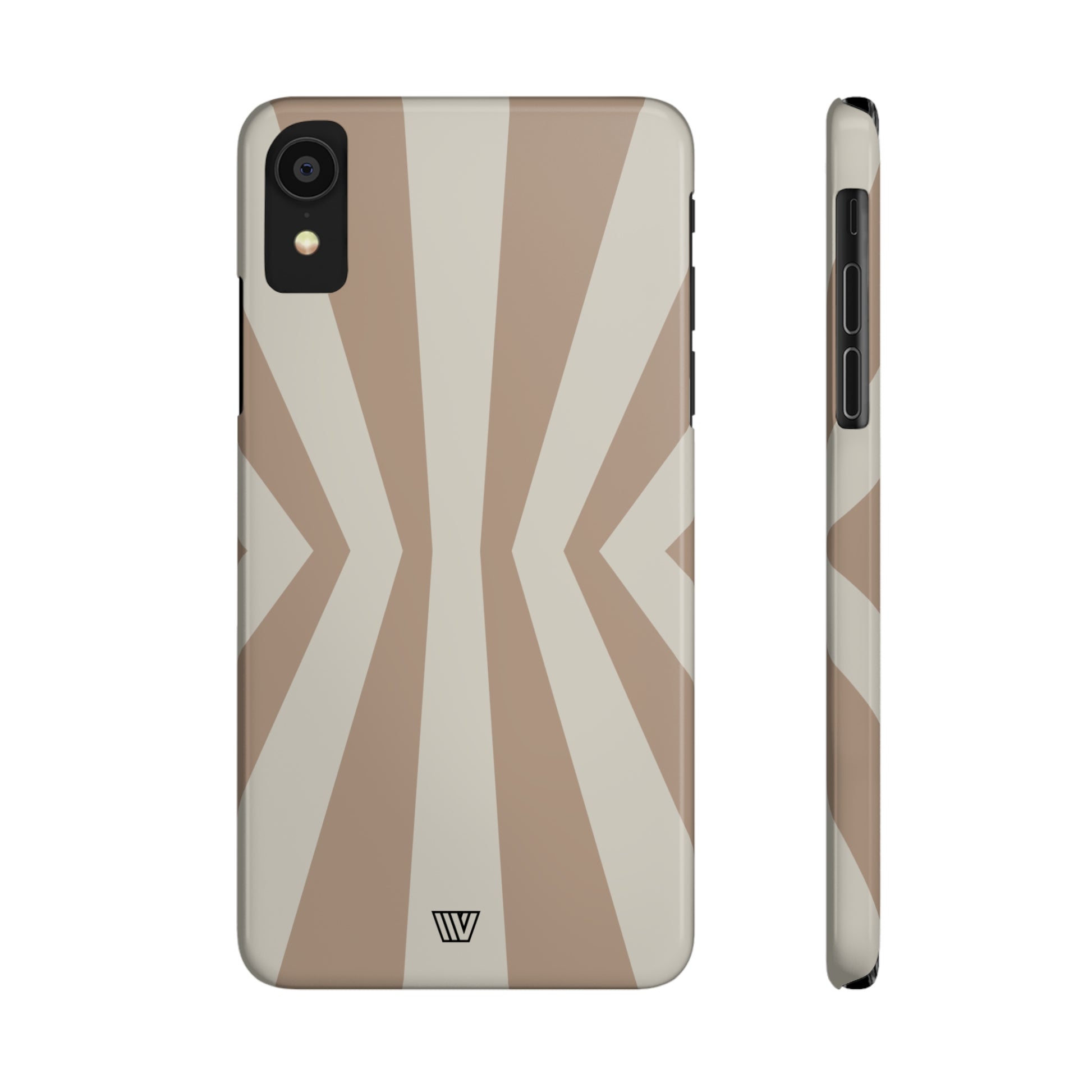 NEUTRAL INWARD LINES | Slim iPhone Case - Trovvve