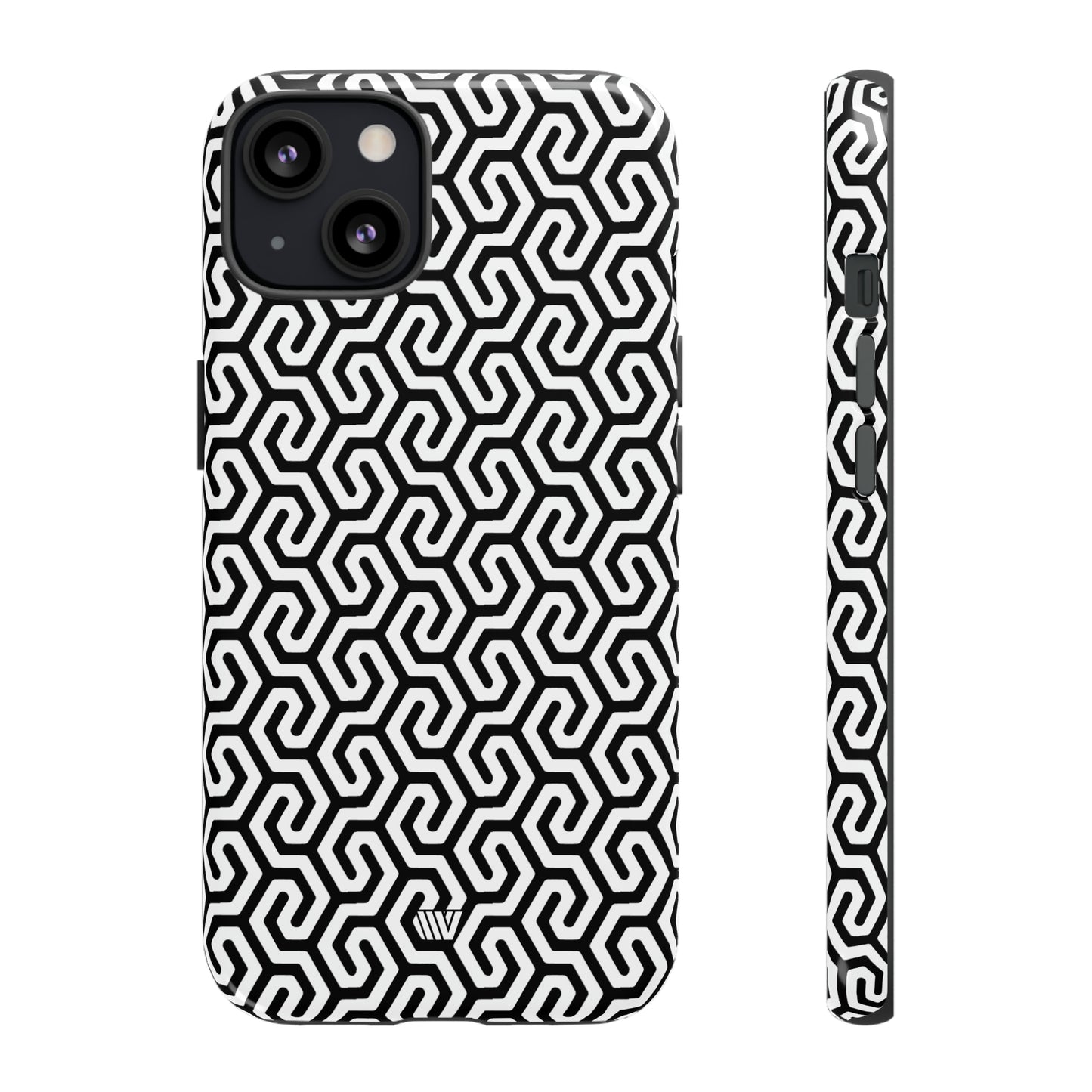 ABSTRACT INTERLOCKING PATTERN | Tough Phone Case