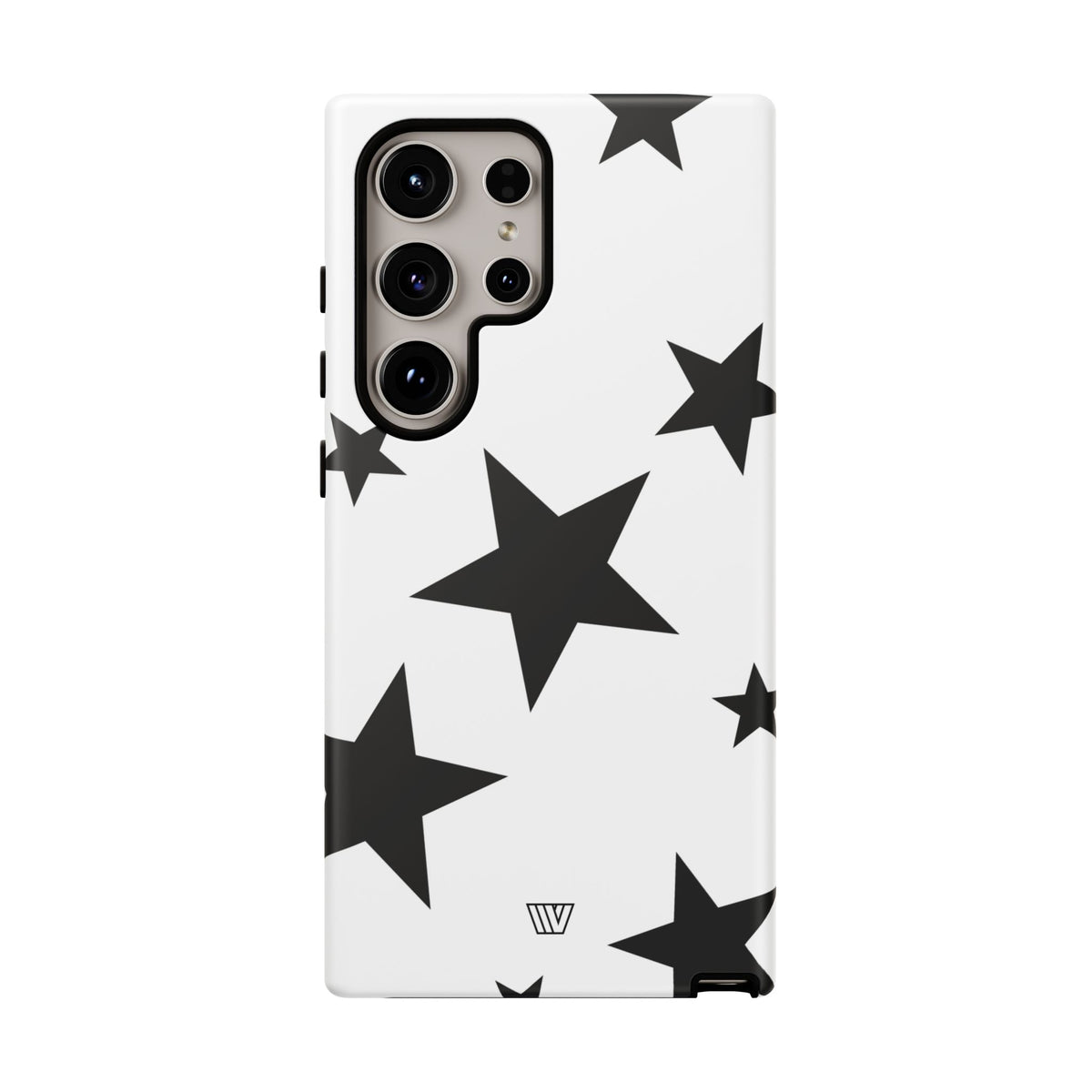ALL WHITE BOLD STARS | Tough Phone Case