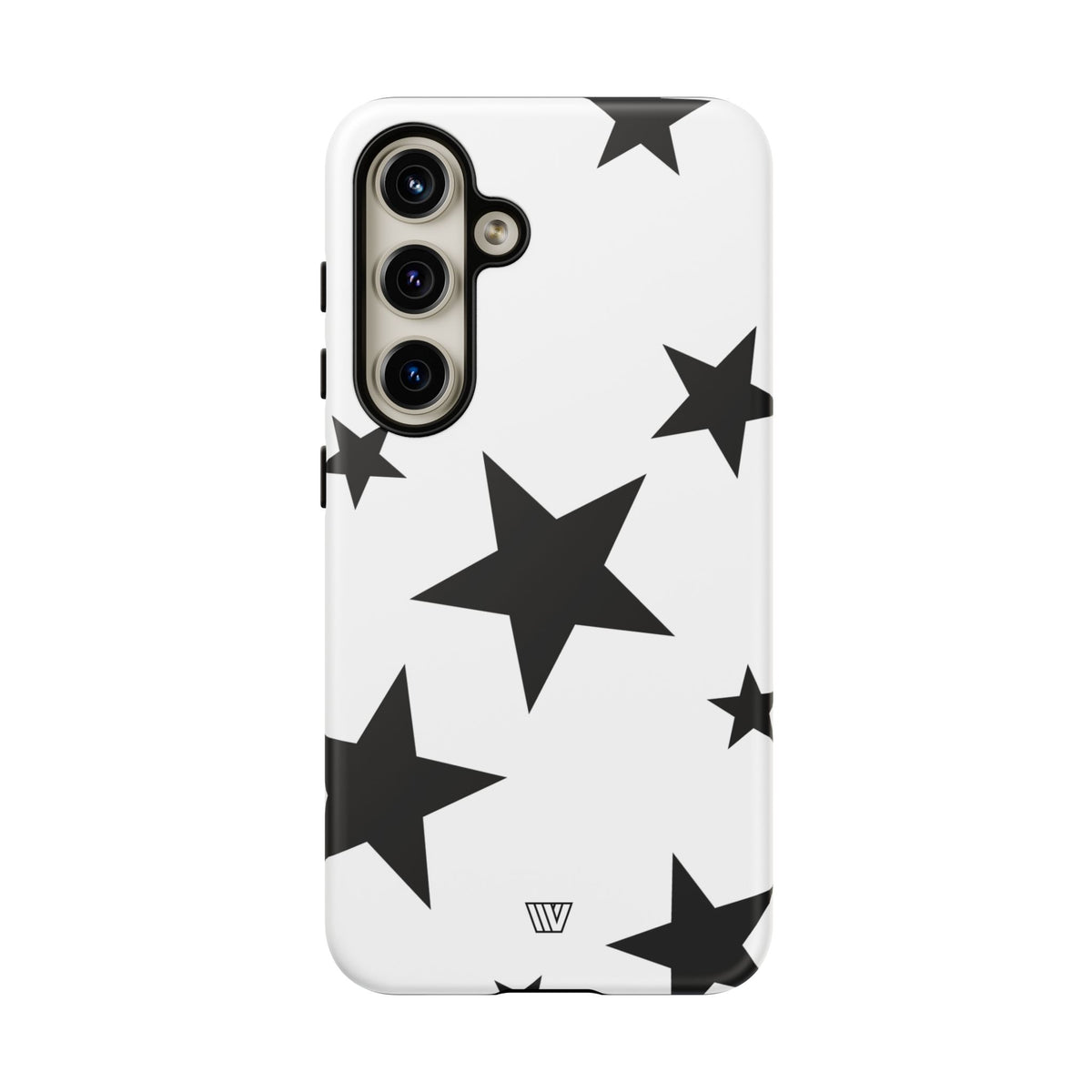 ALL WHITE BOLD STARS | Tough Phone Case