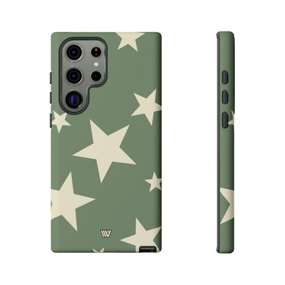 SAGE BOLD STARS | Tough Phone Case