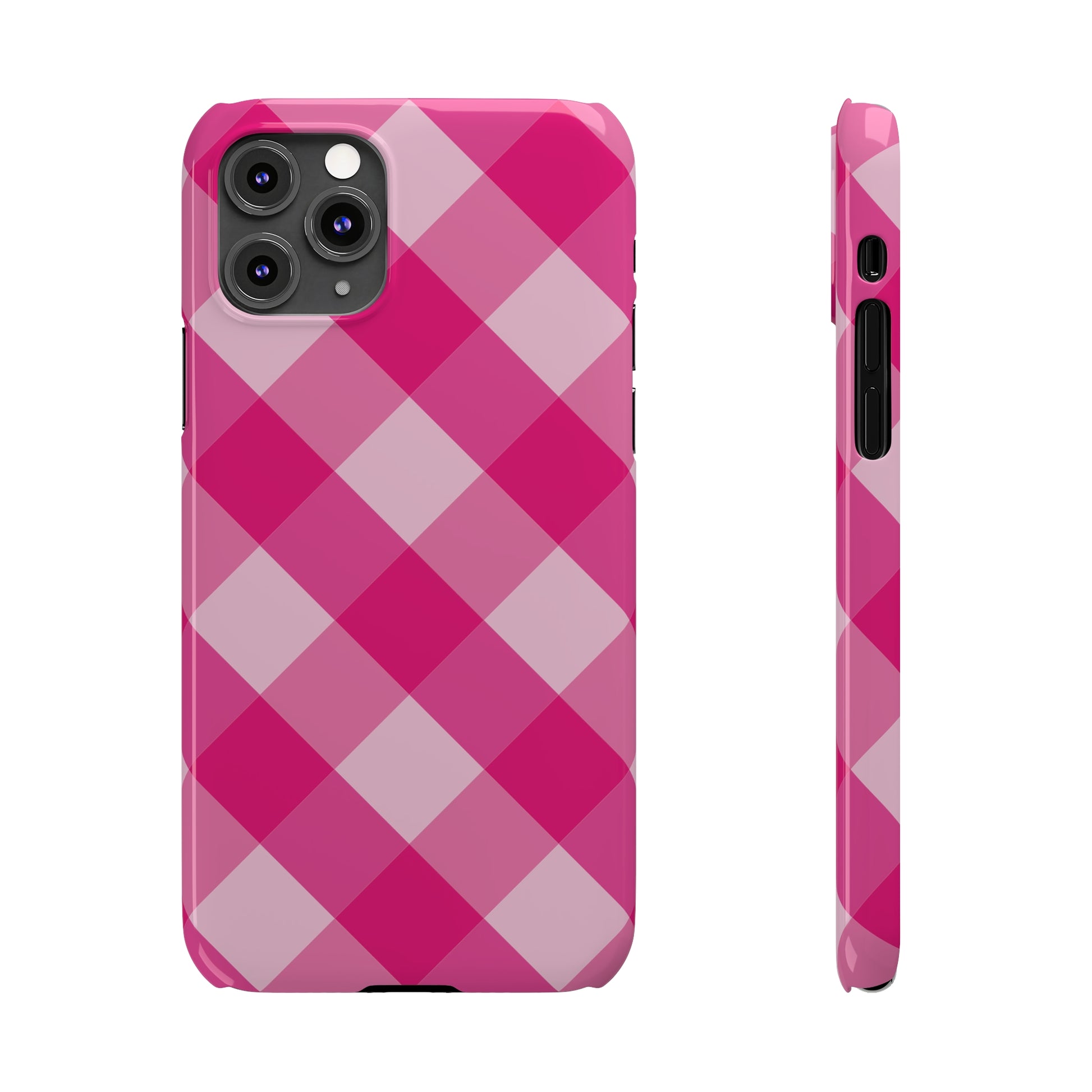 HOT PINK CLOTH Pattern  | Slim iPhone Case - Trovvve