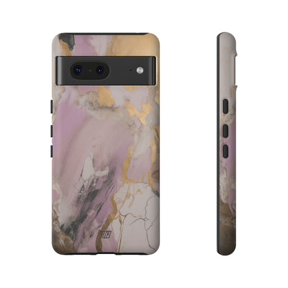 GOLD PINK ABSTRACT PAINTING | Tough Phone Case - Trovvve