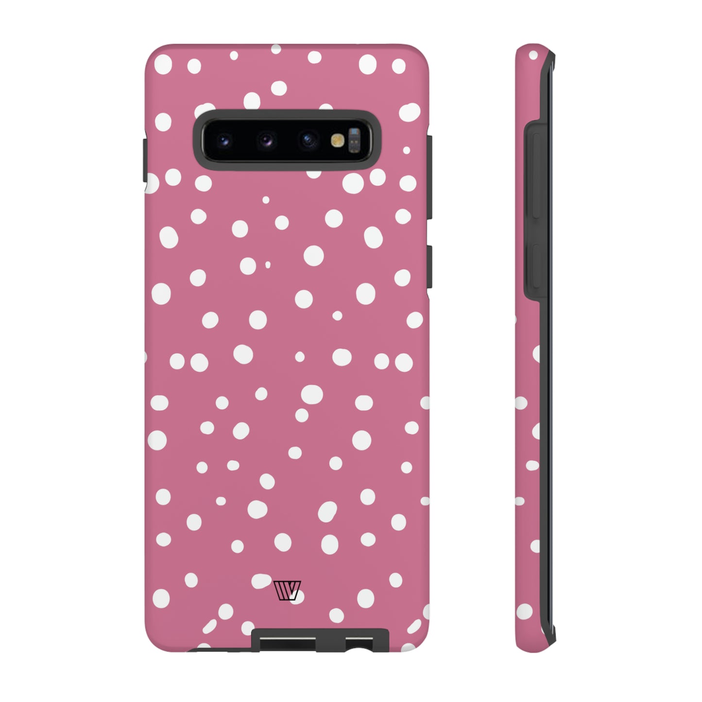 BLUSH RED DOTS | Tough Phone Case - Trovvve