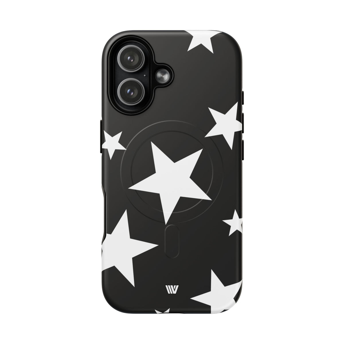 JET BLACK BOLD STARS | MagSafe Tough iPhone Case