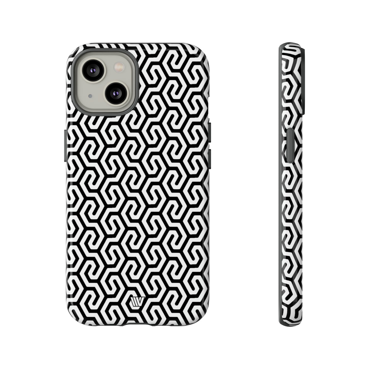 ABSTRACT INTERLOCKING PATTERN | Tough Phone Case