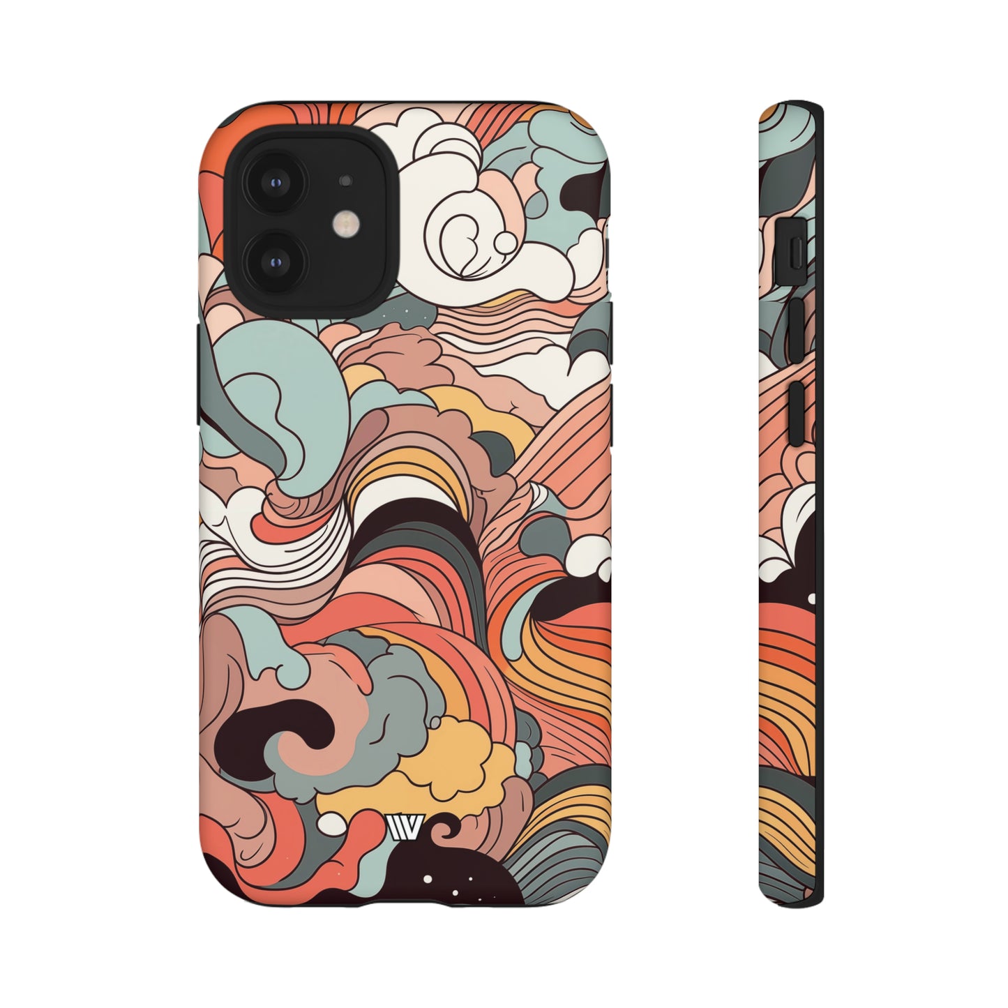 ABSTRACT DOODLE CLOUDS | Tough Phone Case - Trovvve