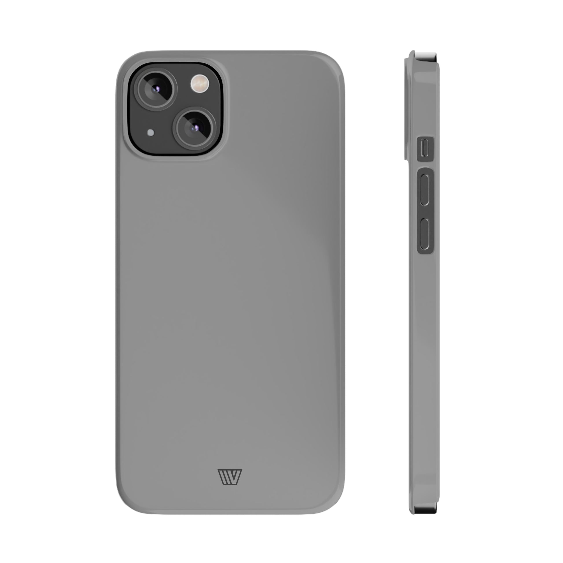 SOLID GRAY | Slim iPhone Case - Trovvve