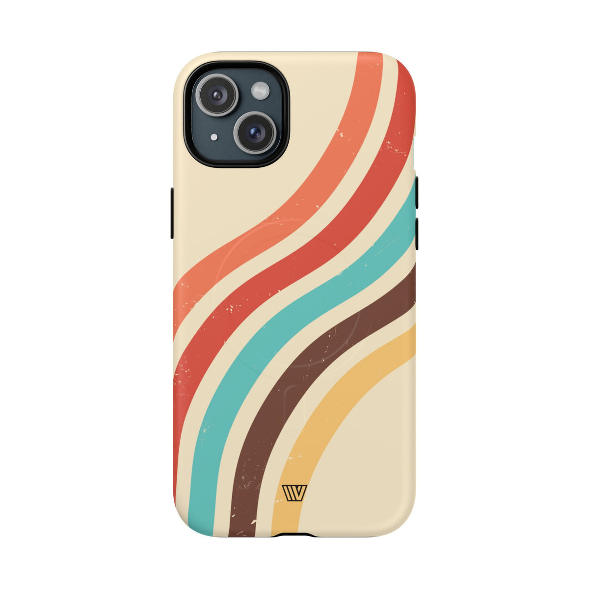 Vintage Stripe MagSafe Tough iPhone Case – iPhone 15 Plus, Matte