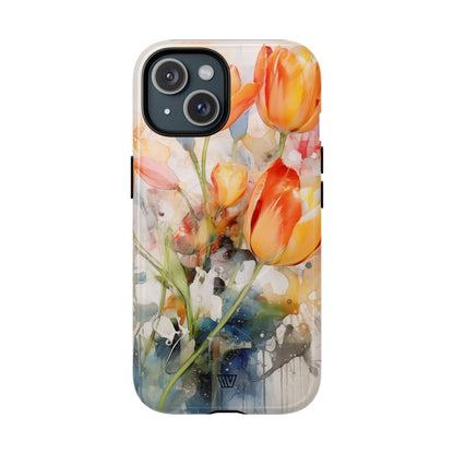 WATERCOLOR TULIPS | MagSafe Tough iPhone Case
