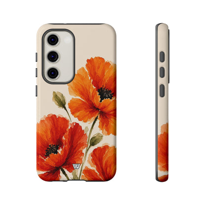 WILD POPPIES | Tough Phone Case