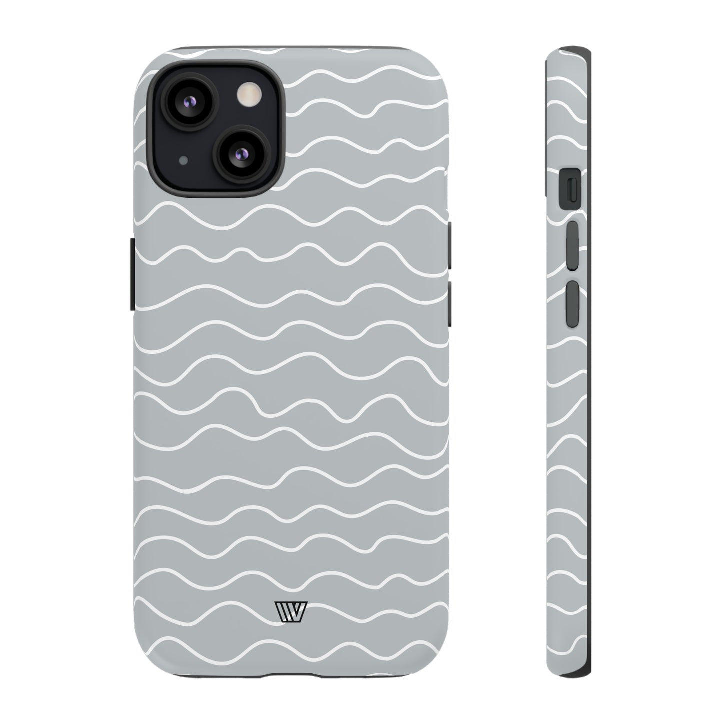 GRAY WAVES | Tough Phone Case