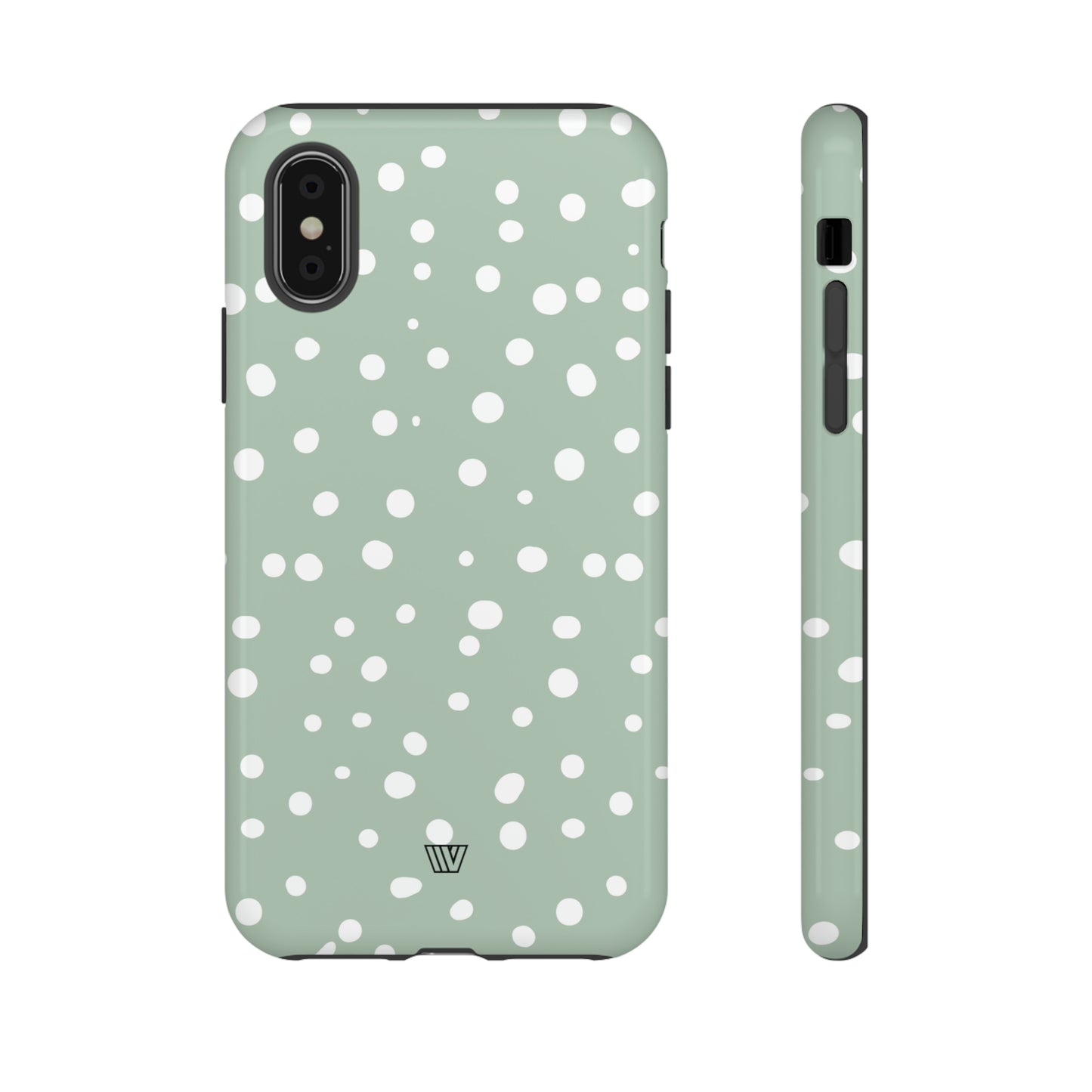 PASTEL GREEN DOTS | Tough Phone Case - Trovvve