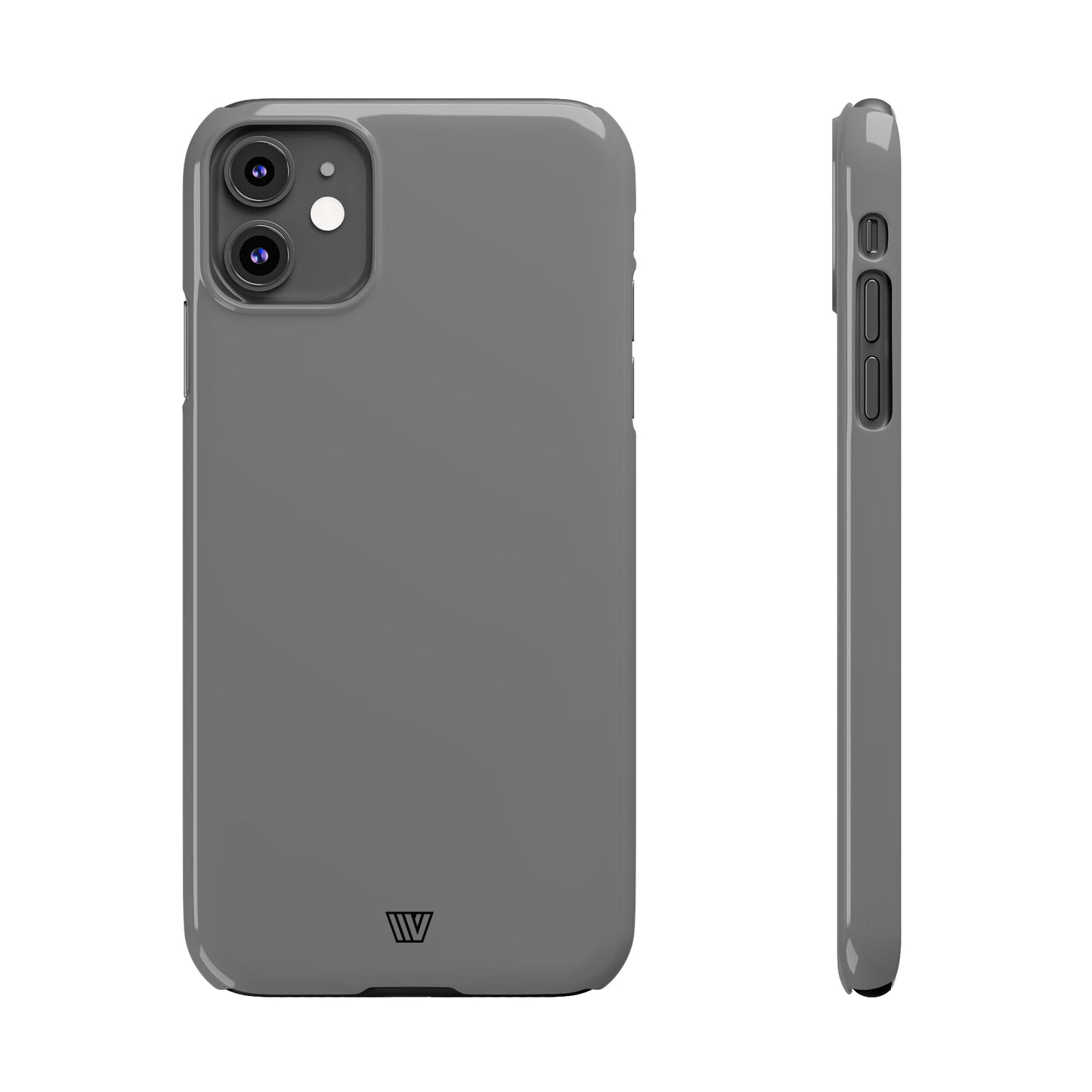 SOLID GRAY | Slim iPhone Case - Trovvve