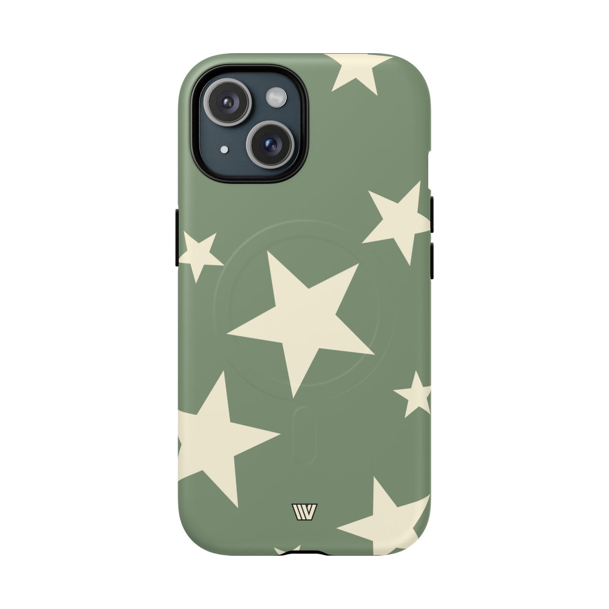 SAGE BOLD STARS | MagSafe Tough iPhone Case