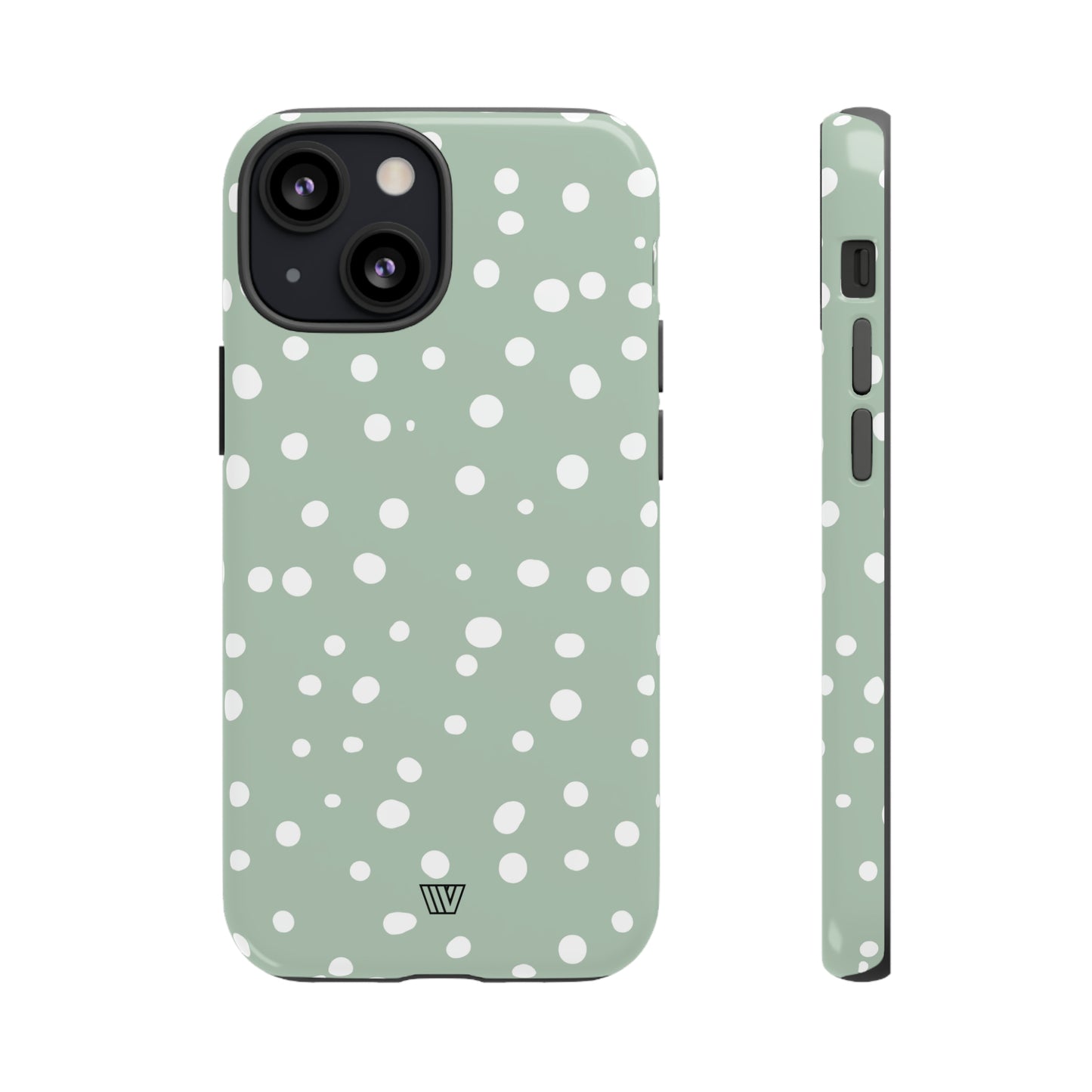 PASTEL GREEN DOTS | Tough Phone Case - Trovvve