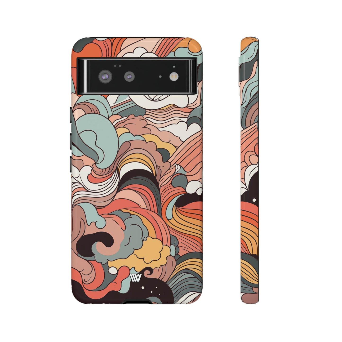 ABSTRACT DOODLE CLOUDS | Tough Phone Case - Trovvve