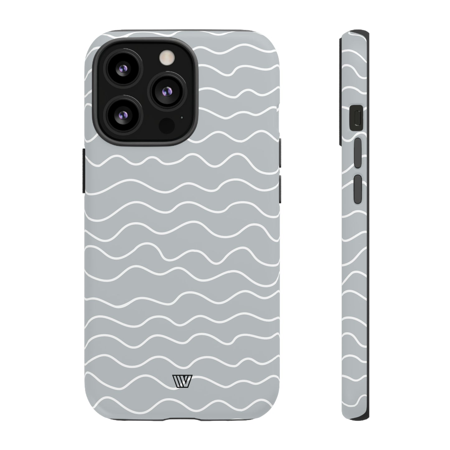 GRAY WAVES | Tough Phone Case