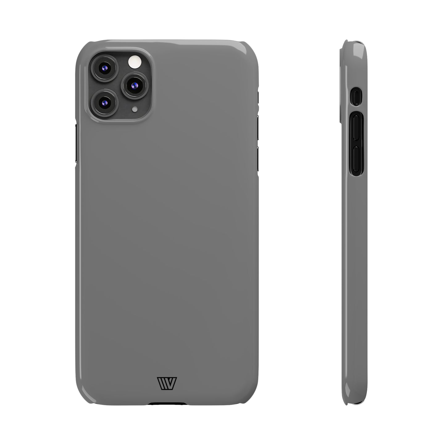 SOLID GRAY | Slim iPhone Case - Trovvve