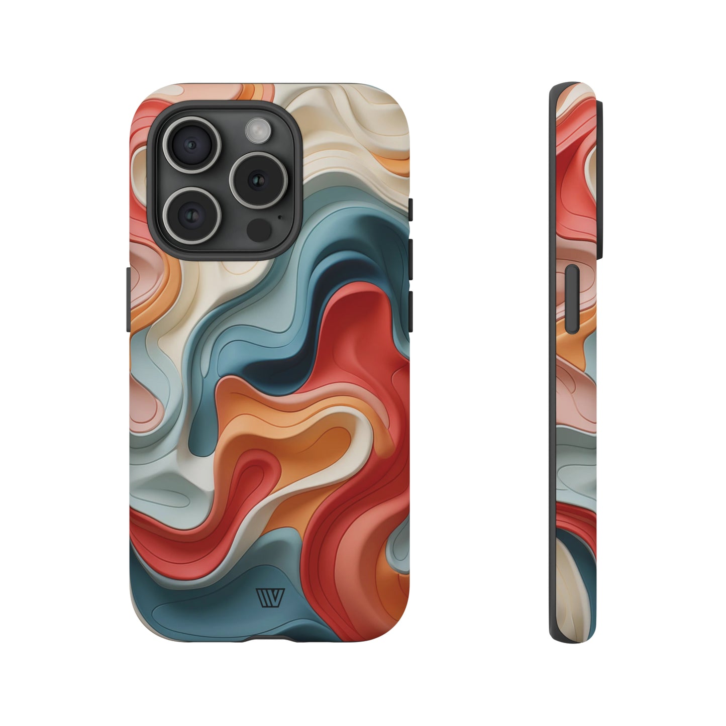 3D COLORFUL CLAY | Tough Phone Case - Trovvve